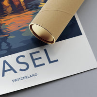 Basel Poster | Switzerland Wall Art | Europe Decor