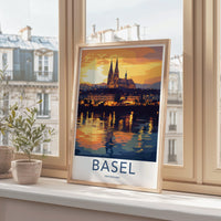 Basel Poster | Switzerland Wall Art | Europe Decor