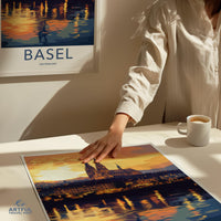 Basel Poster | Switzerland Wall Art | Europe Decor