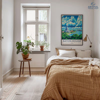 Baton Rouge Poster - Louisiana Wall Art