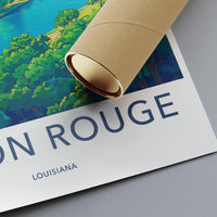 Baton Rouge Poster - Louisiana Wall Art
