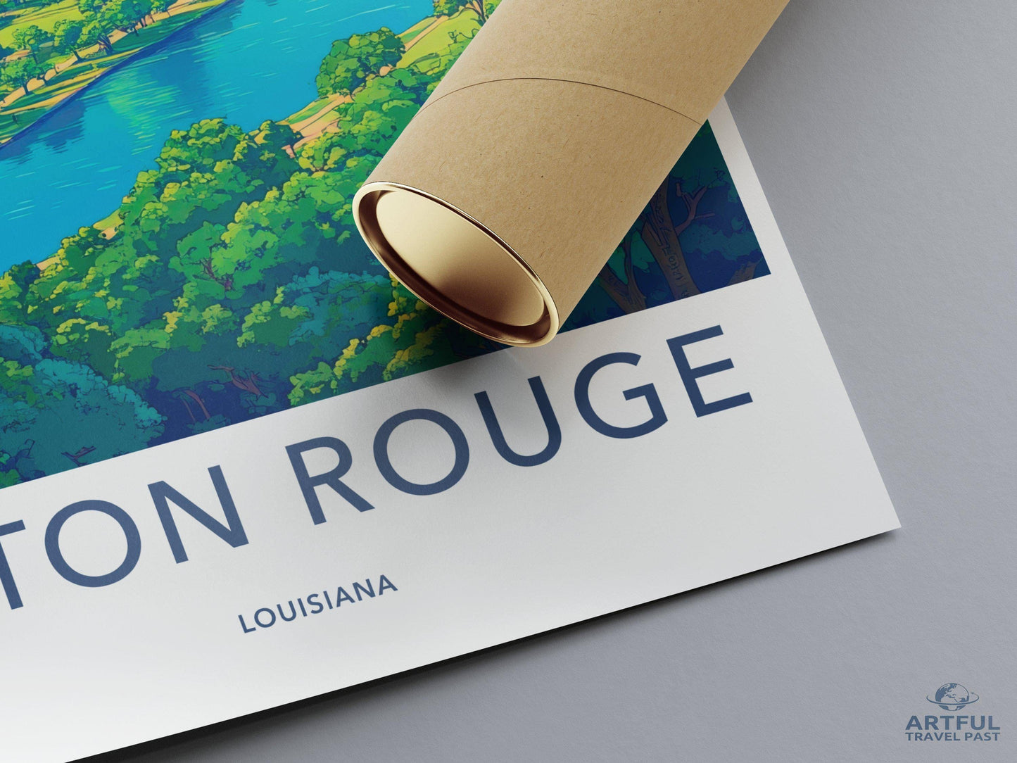 Baton Rouge Poster - Louisiana Wall Art