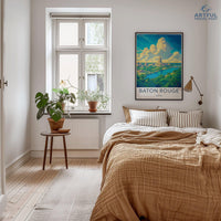 Baton Rouge Poster - Louisiana Wall Art