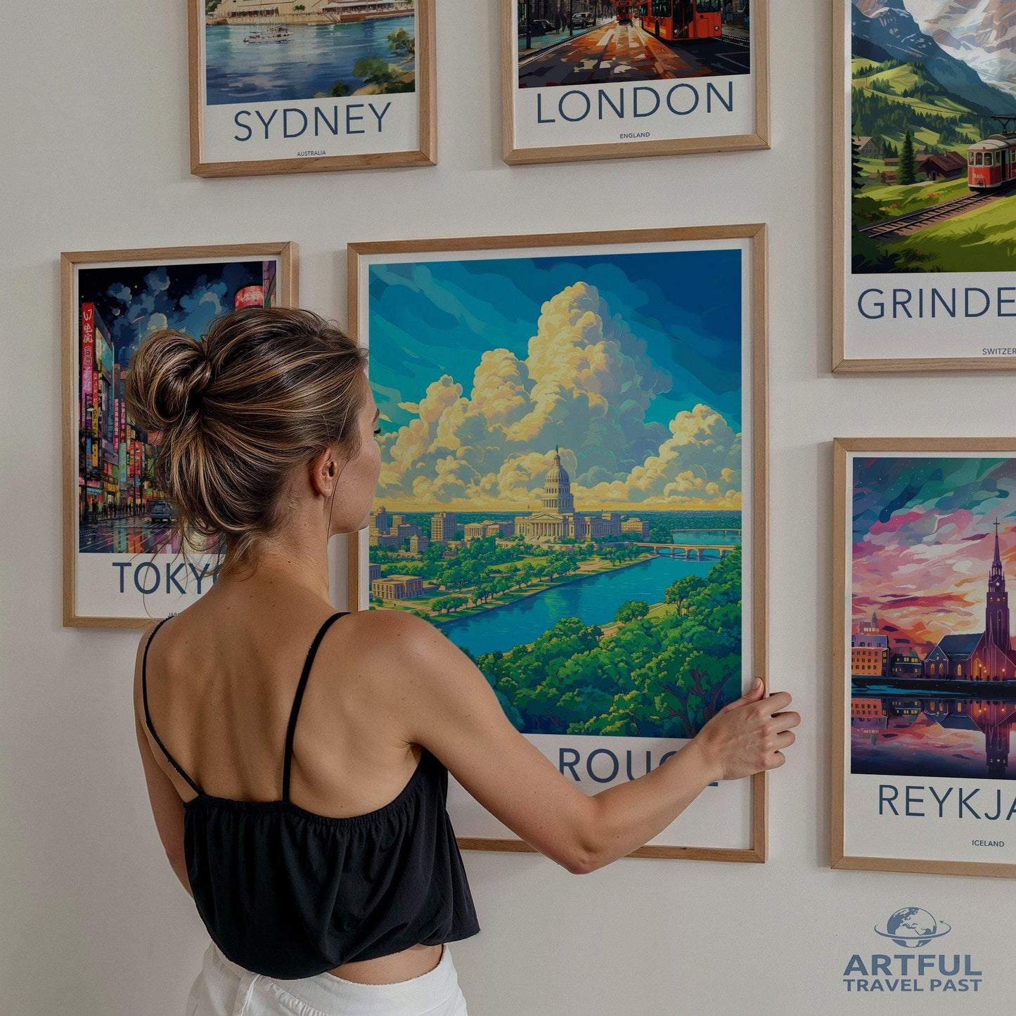 Baton Rouge Poster - Louisiana Wall Art