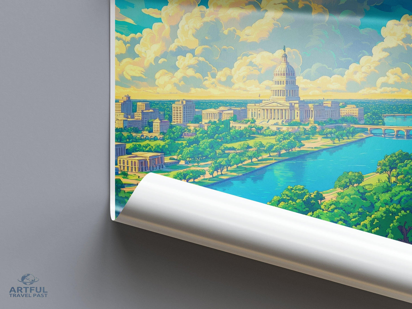 Baton Rouge Poster - Louisiana Wall Art
