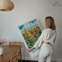 Battambang Poster - Cambodia Wall Art