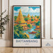 Battambang Poster - Cambodia Wall Art