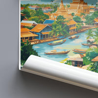 Battambang Poster - Cambodia Wall Art