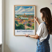 Battambang Poster - Cambodia Wall Art