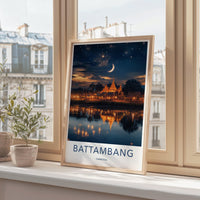 Battambang Poster - Cambodia Wall Art