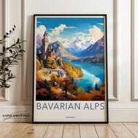 Bavarian Alps Poster - Germany Wall Art