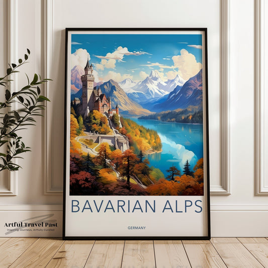 Bavarian Alps Poster - Germany Wall Art