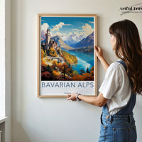 Bavarian Alps Poster - Germany Wall Art