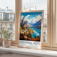 Bavarian Alps Poster - Germany Wall Art