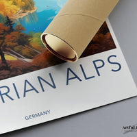 Bavarian Alps Poster - Germany Wall Art