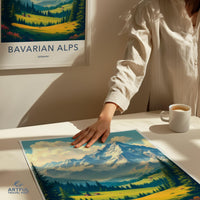 Bavarian Alps Poster - Germany Wall Art
