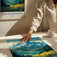 Bavarian Alps Poster - Germany Wall Art