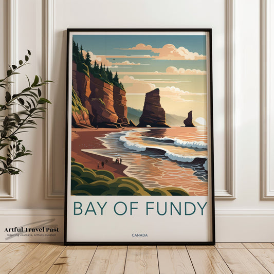 Bay of Fundy Poster - Canada Wall Art