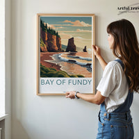 Bay of Fundy Poster - Canada Wall Art