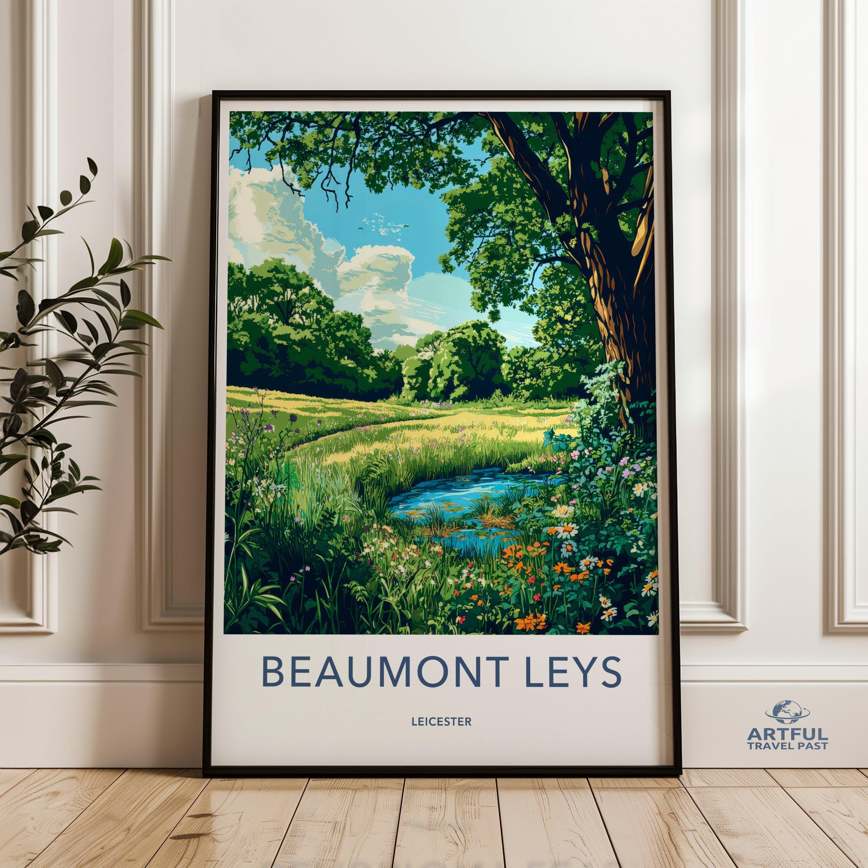 Beaumont Leys Poster - England Wall Art