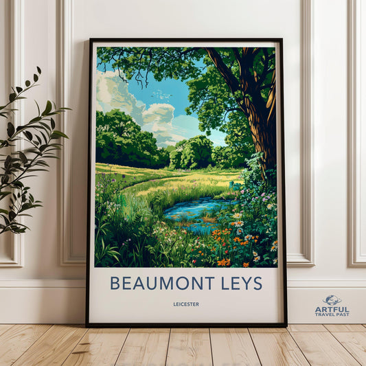 Beaumont Leys Poster - England Wall Art