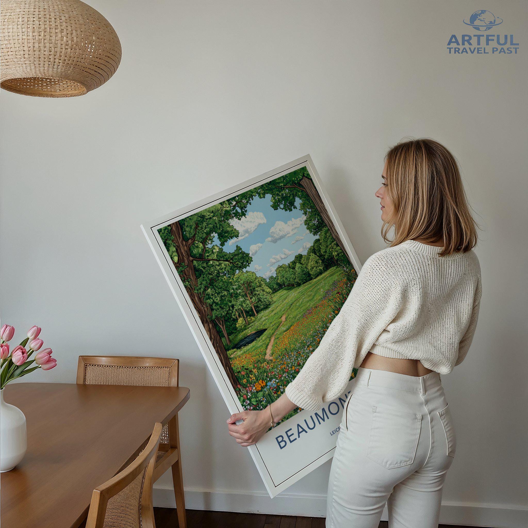 Beaumont Leys Poster - Leicestershire Wall Art