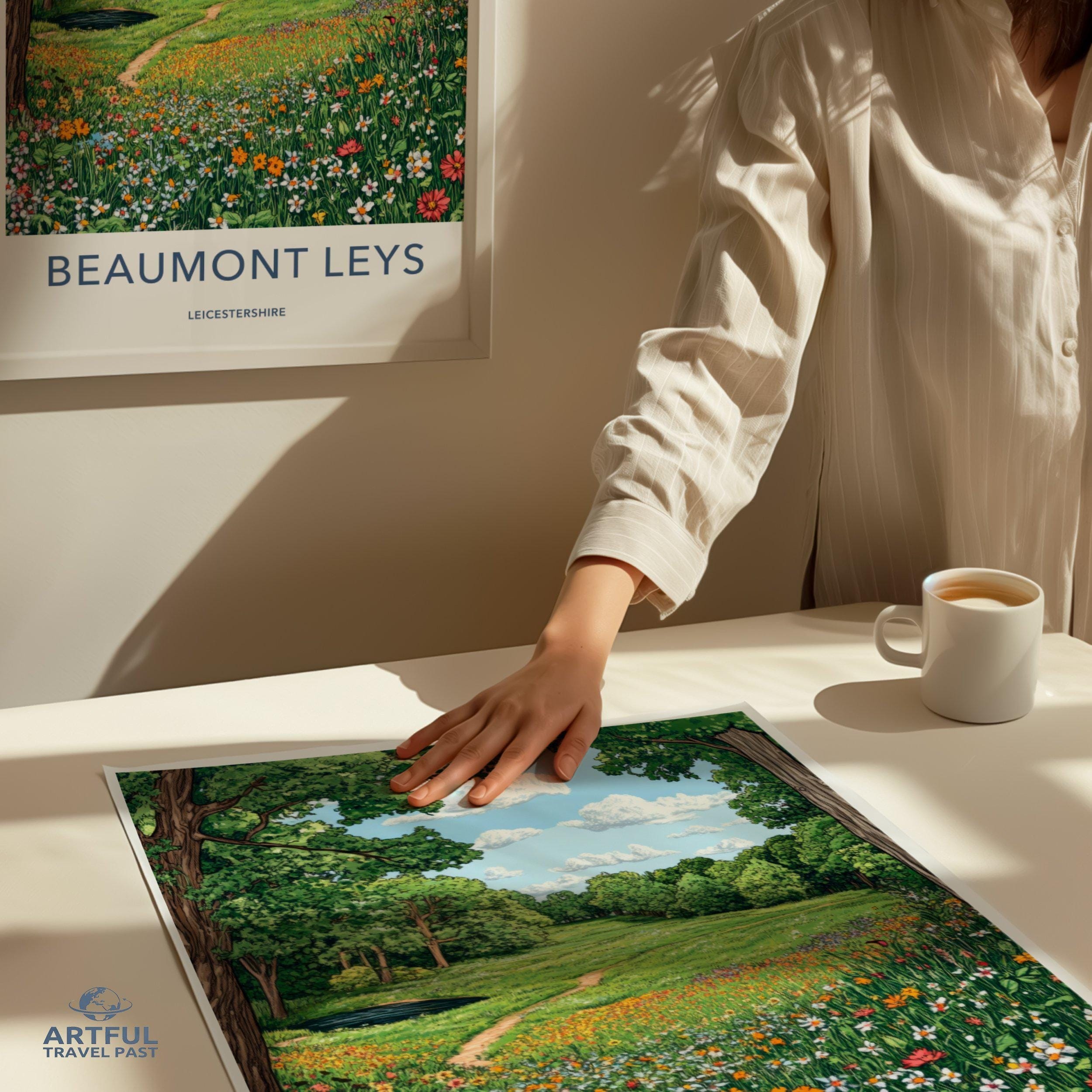 Beaumont Leys Poster - Leicestershire Wall Art