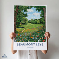 Beaumont Leys Poster - Leicestershire Wall Art