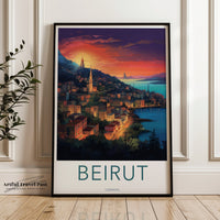 Beirut Poster - Lebanon Wall Art