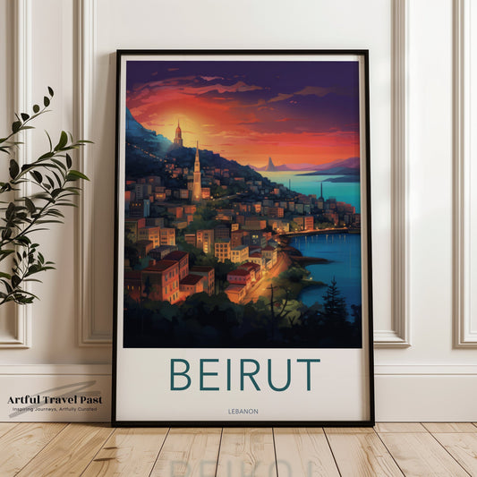 Beirut Poster - Lebanon Wall Art