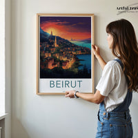 Beirut Poster - Lebanon Wall Art