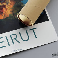 Beirut Poster - Lebanon Wall Art