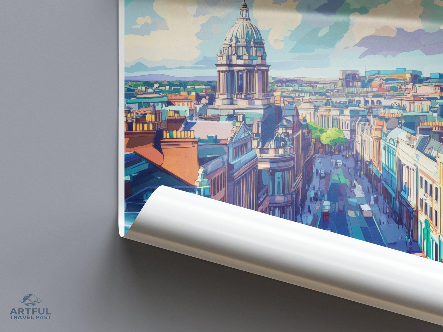 Belfast Poster - Northern Ireland Wall Art
