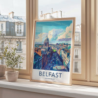 Belfast Poster - Northern Ireland Wall Art