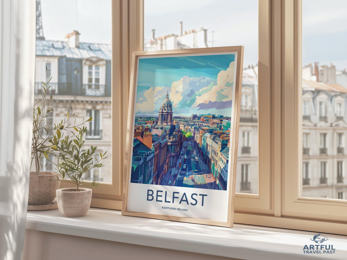 Belfast Poster - Northern Ireland Wall Art