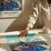 Belfast Poster - Northern Ireland Wall Art