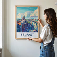 Belfast Poster - Northern Ireland Wall Art