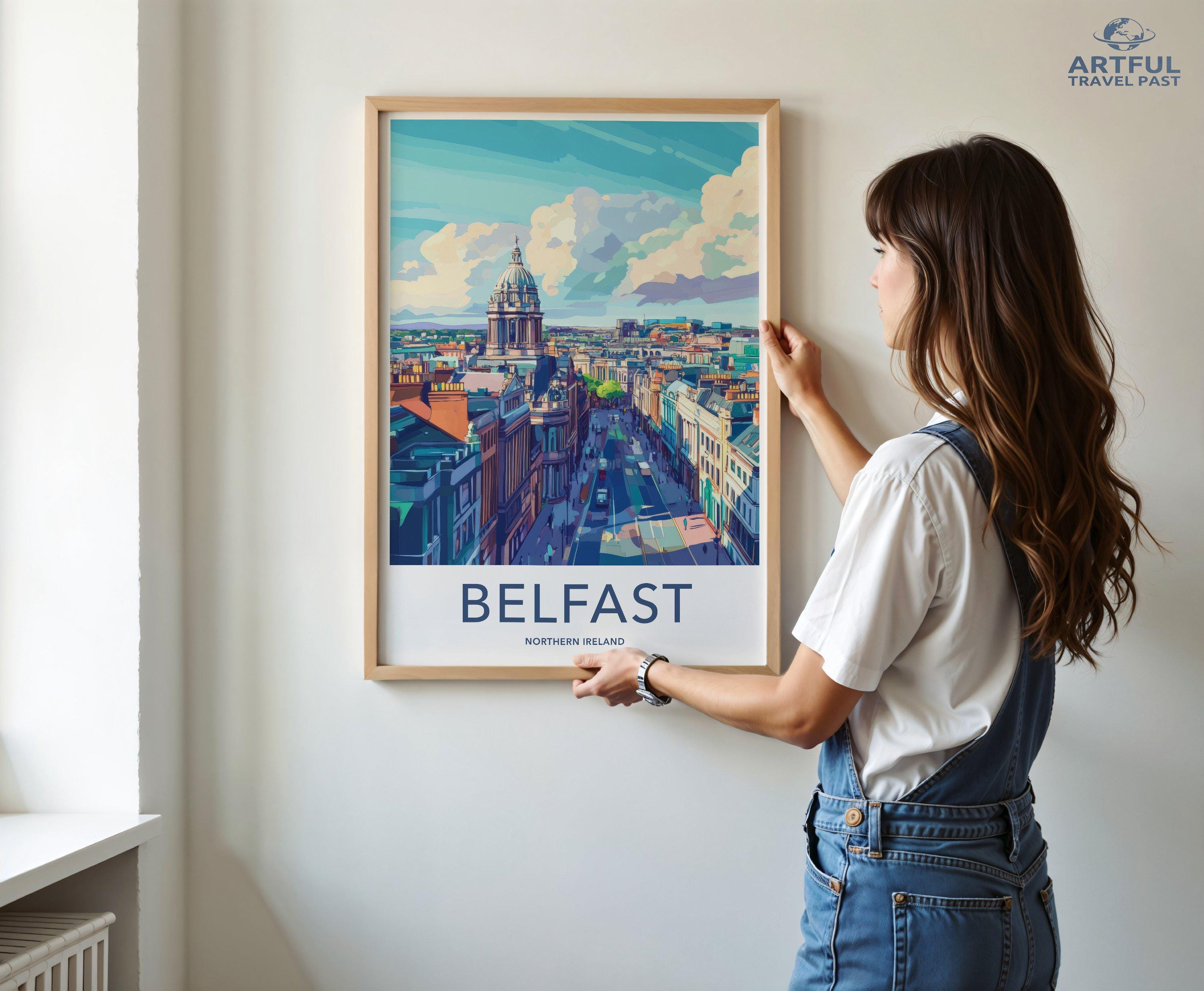 Belfast Poster - Northern Ireland Wall Art