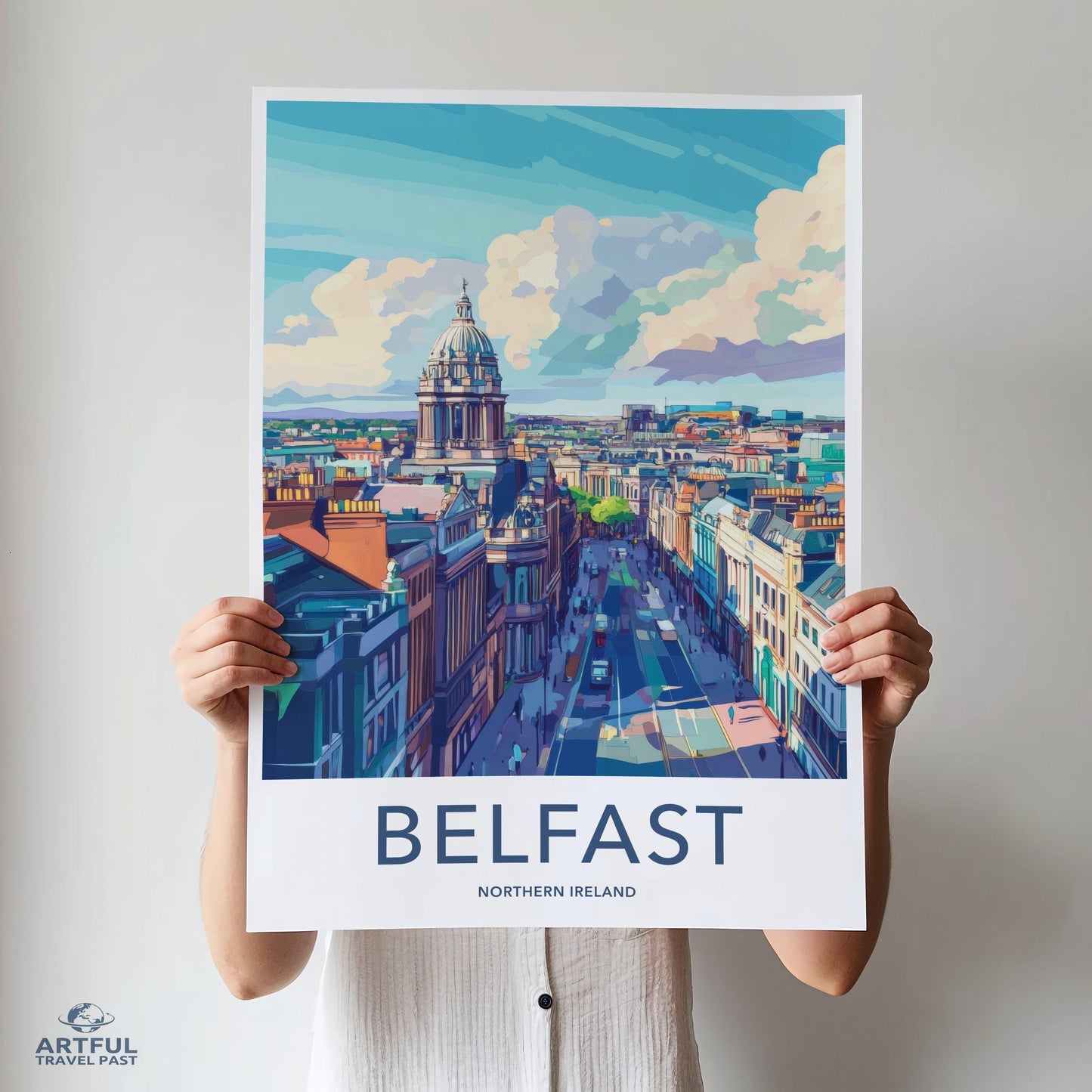 Belfast Poster - Northern Ireland Wall Art