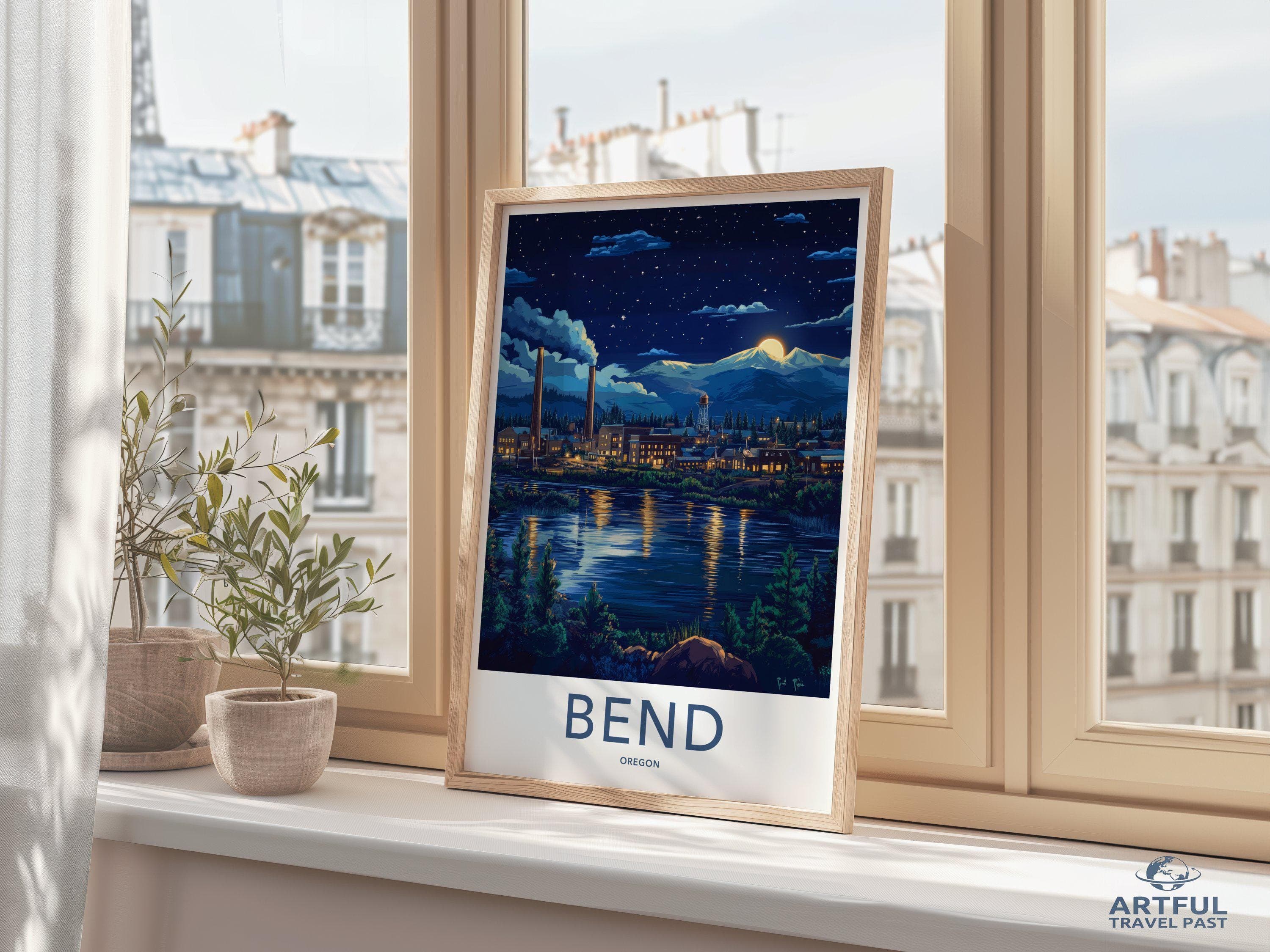 Bend Poster - Oregon Wall Art