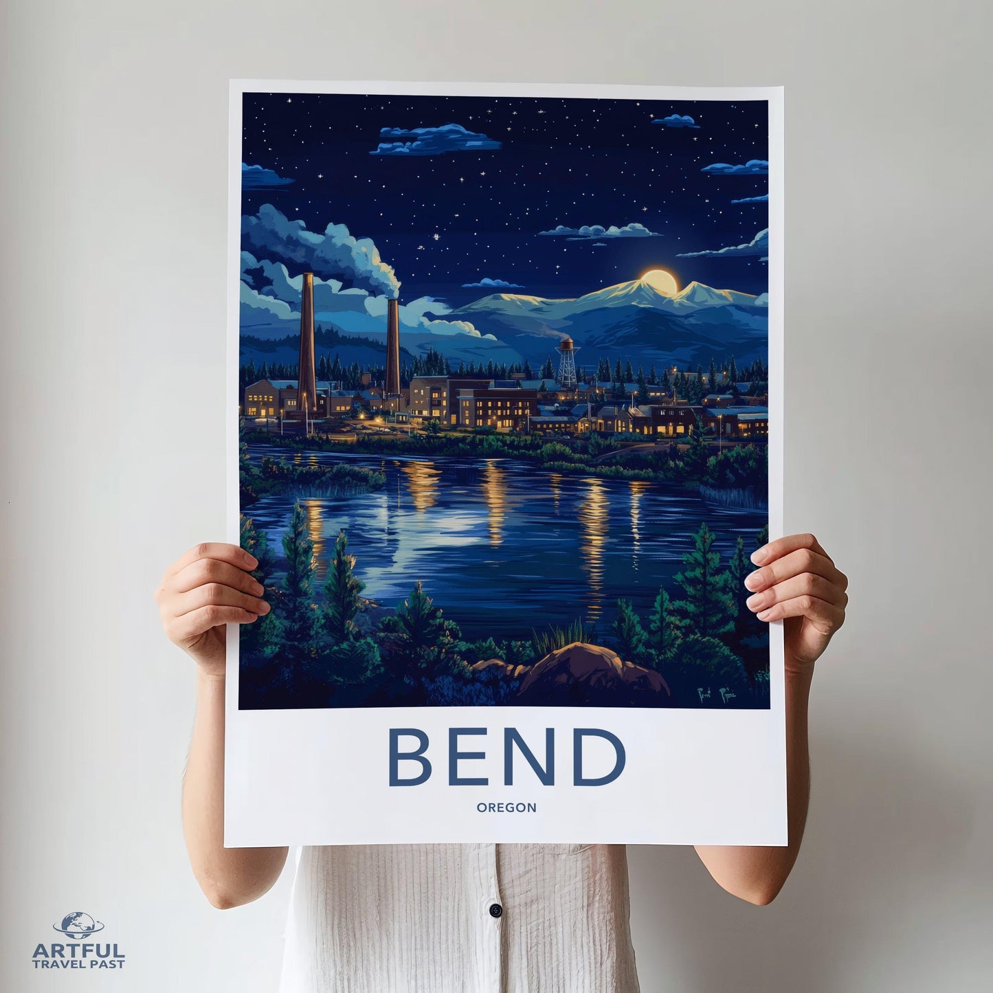 Bend Poster - Oregon Wall Art