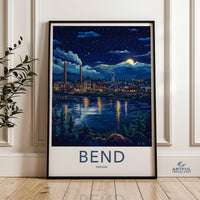 Bend Poster - Oregon Wall Art