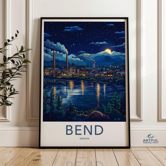 Bend Poster - Oregon Wall Art
