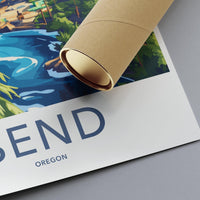 Bend Poster - Oregon Wall Art