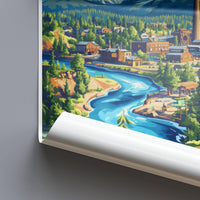 Bend Poster - Oregon Wall Art