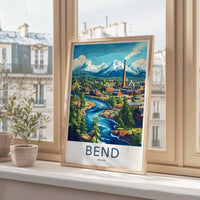 Bend Poster - Oregon Wall Art