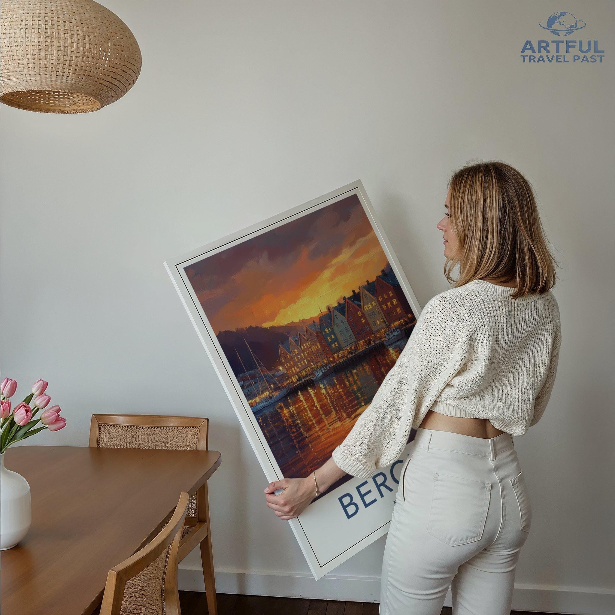 Bergen Poster - Norway Wall Art