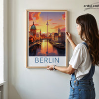 Berlin Poster | Germany Wall Art | Europe Decor