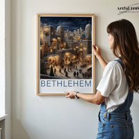 Bethlehem Poster - Israel Wall Art