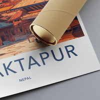 Bhaktapur Poster - Nepal Wall Art